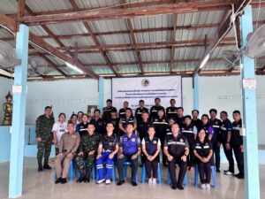 เข้าร่วมพิธีเปิดการฝึกอบรมโครงการราษฎรอาสาป้องกันภัยยาเสพติด รุ่นที่ 6
